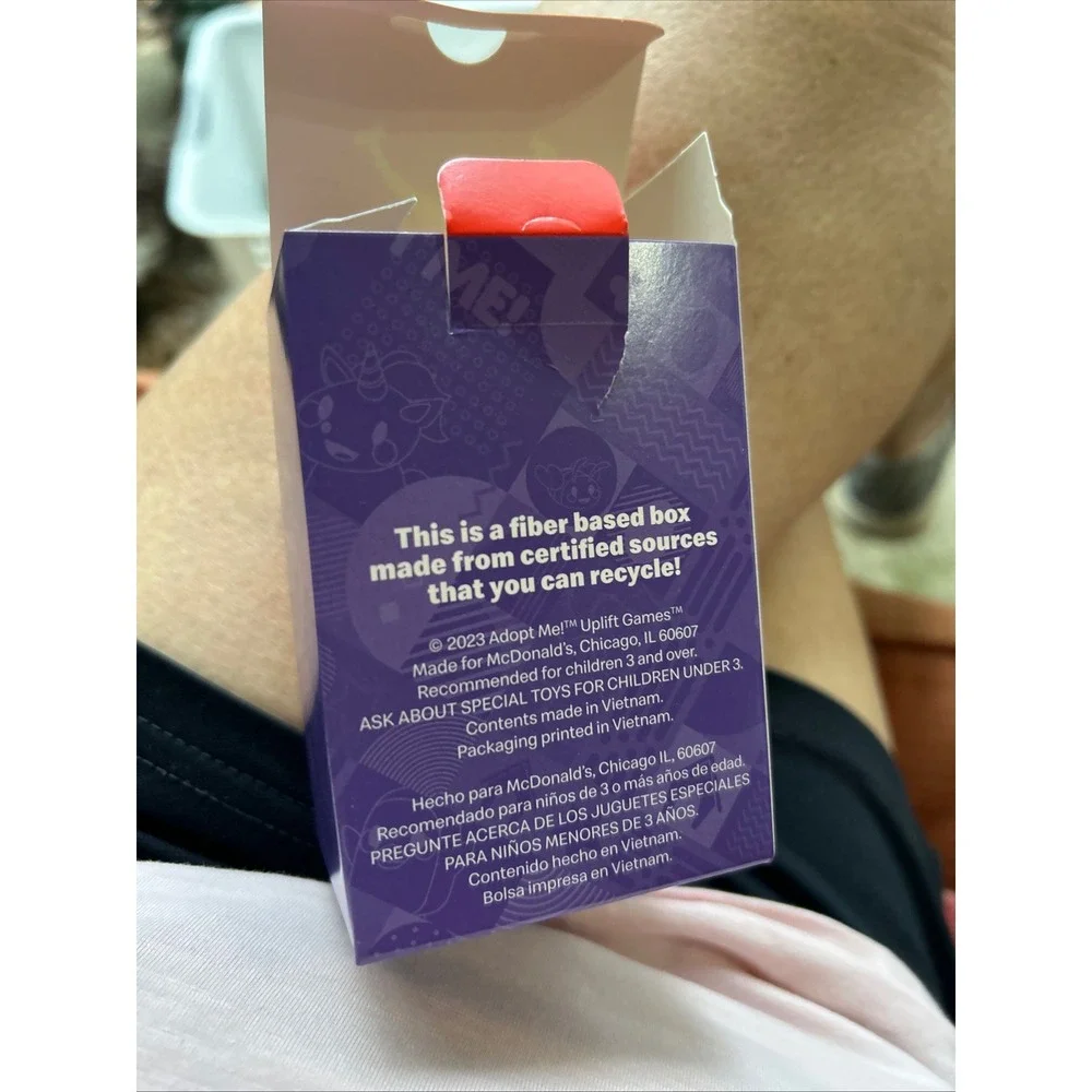 2023 McDonalds Happy Meal Toy Adopt‎ Me Chipmunk 2 New in Box Collectible